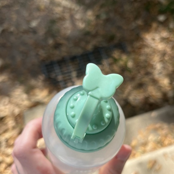 Pioneer Women NEW Oil Vinegar Squeeze Bottle Pop Top Floral Kitchen Retro - Picture 2 of 3